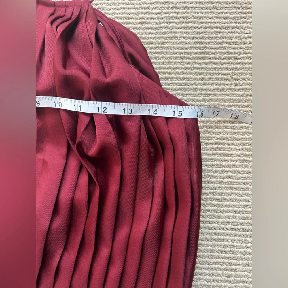 Tibi Mendini Silk Twill Pleated Dress 00 or XS - Picture 6 of 8